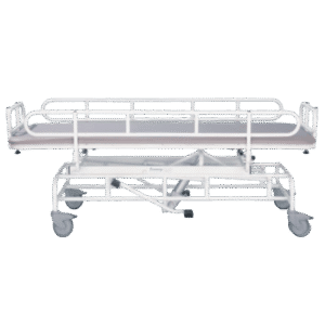 Freeway Height Adjustable Shower Trolley Padded with Cot Sides